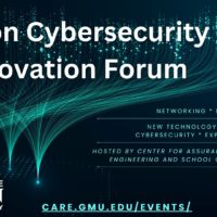New Date Announced for Mason Cybersecurity Innovation Forum