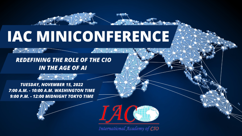 International Academy of CIO (IAC) 2022 Virtual MiniConference – Center ...