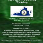 Mason – NSF Local Government Cybersecurity Partnering Workshop – Northern Neck & Middle Peninsula